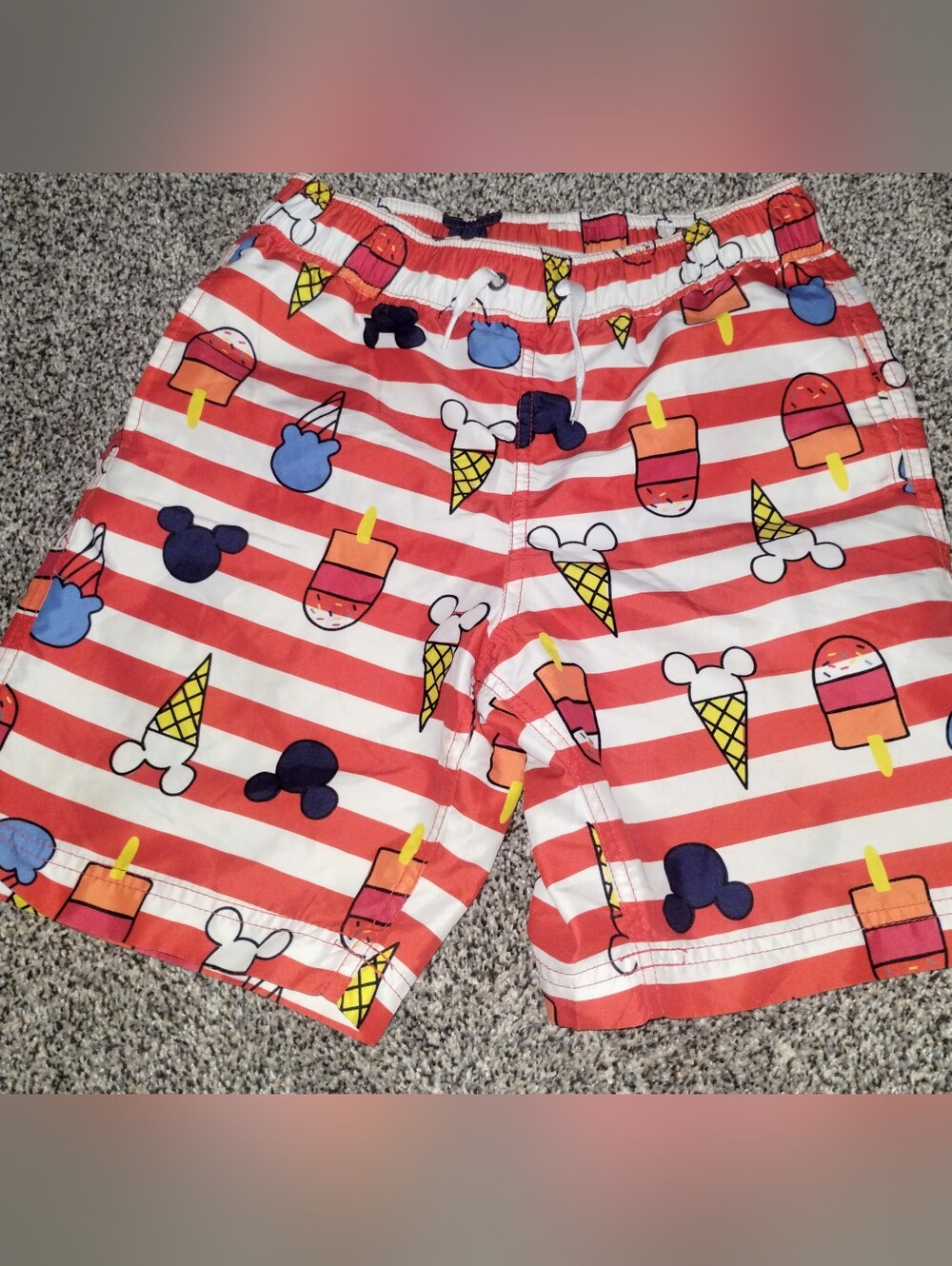 Hanna Andersson Mickey Swim Trunks Size 10